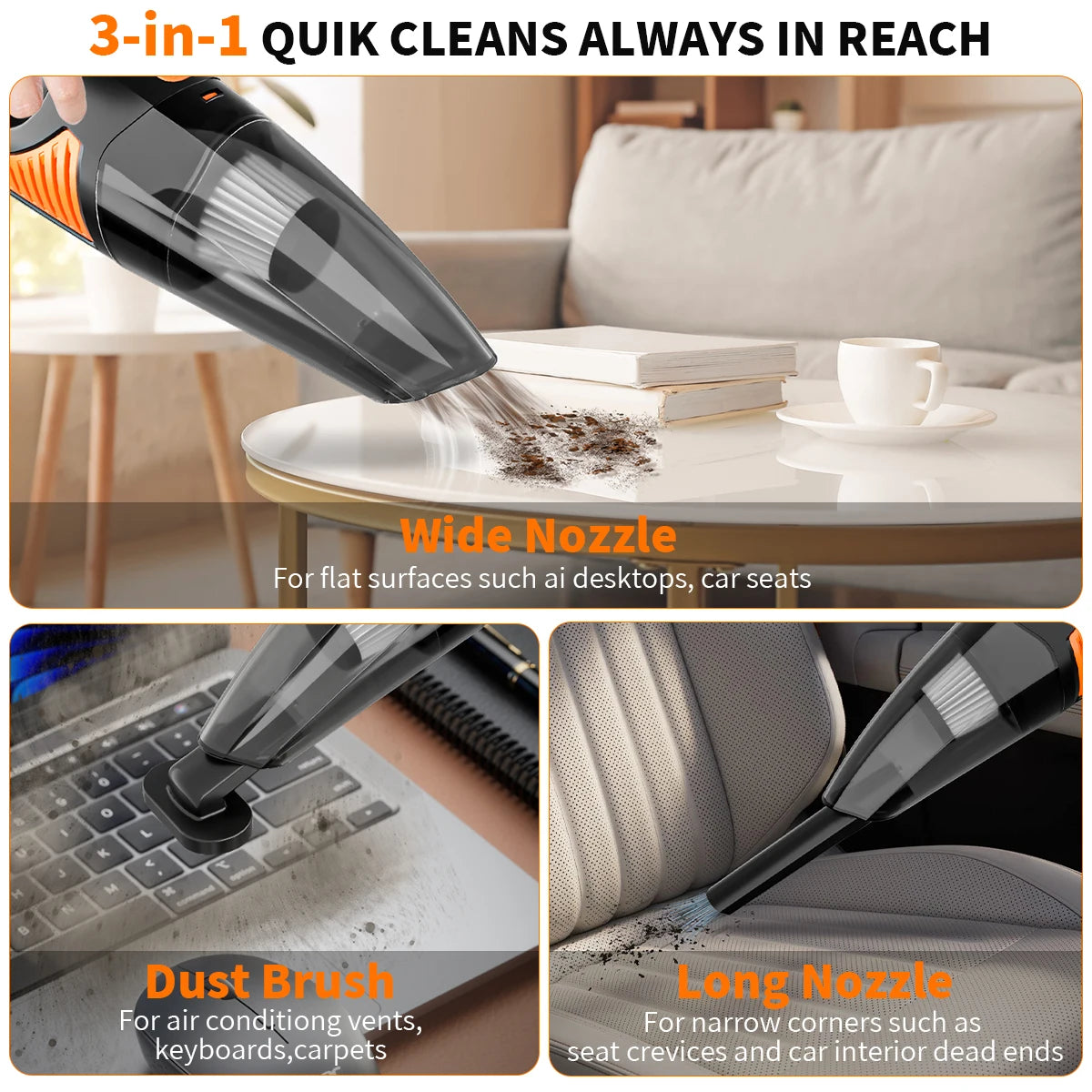 PowerClean Dual-Use Cordless Handheld Vacuum